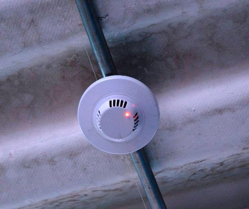 Central de alarme detector de fumaça