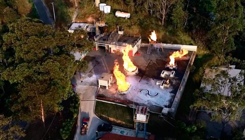 Empresa de treinamento de combate a incêndio