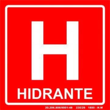 Placa de sinalização saída