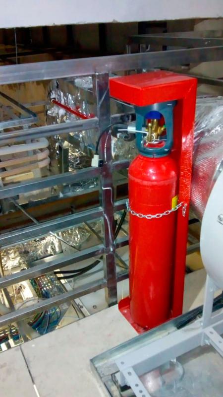 Sistema CO₂ combate incêndio