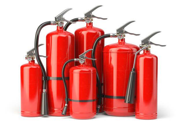 Sistema de combate a incêndio extintores