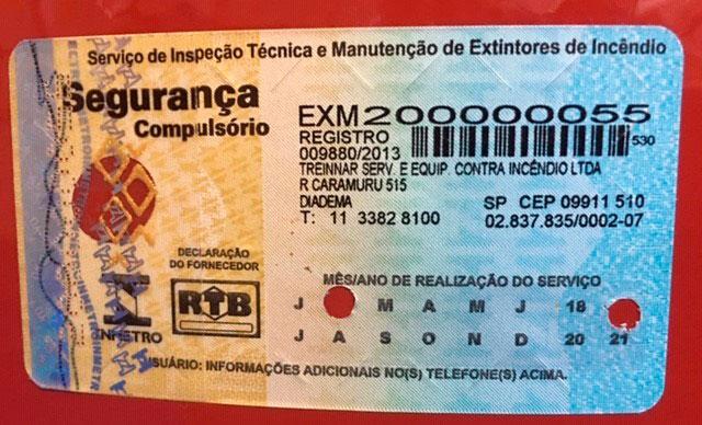 teste hidrostático de extintores