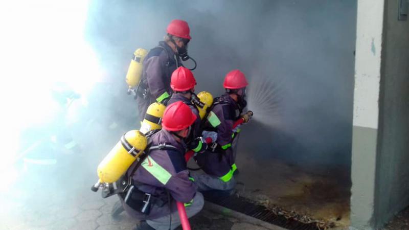 Treinamento de primeiros socorros e combate a incêndio
